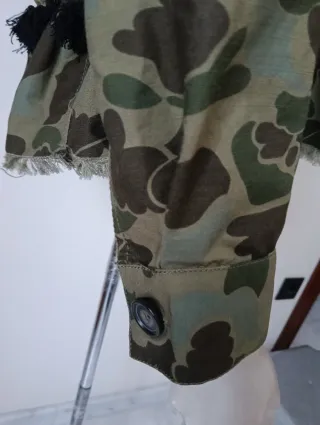 Chaqueta Zara Militar Bordada