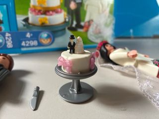 Playmobil Novios 4298 y niña con gatos