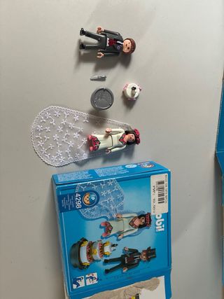 Playmobil Novios 4298 y niña con gatos