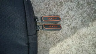 Funda Portátil ICIDU Negra y Naranja