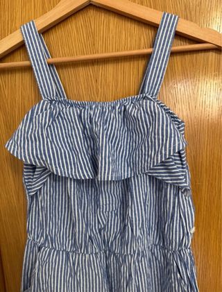 Mono rayas azul y blanco mujer