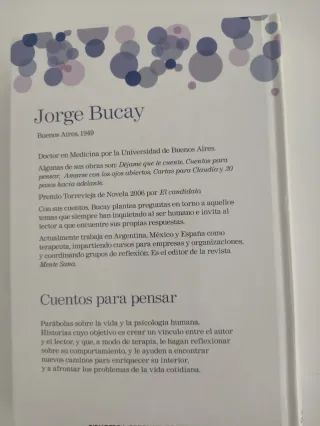 Libro autoayuda cuentos para pensar