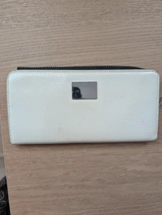 Cartera Bimba y Lola Blanca y Plateada