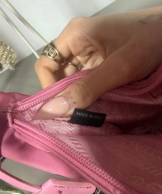 Bolso Prada Rosa Nylon