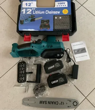 Mini motosega 12 Pollici A Doppia Batteria 48V