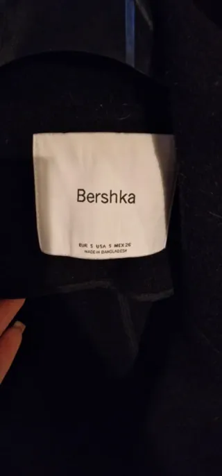 Cappotto nero doppio petto