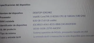 Portátil LenovoV330 I5-8Gen 8GB 256GB SSD Garantía