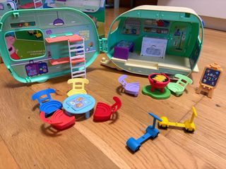 Casa,autobus,caravana  y colegio Peppa Pig