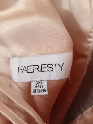 Vestido de fiesta lentejuelas oro rosa