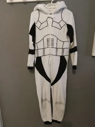 Pijama Enterizo Star Wars Stormtrooper Talla 10-12