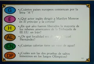 Juego de mesa Trivial Pursuit