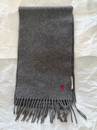 Sciarpa Ami Paris Grigia