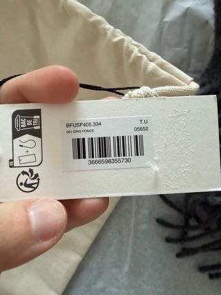 Sciarpa Ami Paris Grigia