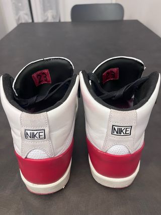 Scarpe Jordan Alte Bianche Rosse