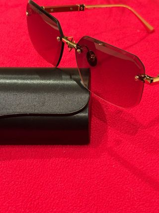 Gafas Cartier Doradas y marrón