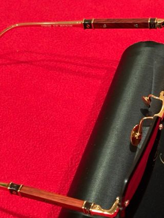 Gafas Cartier Doradas y marrón