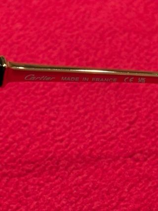 Gafas Cartier Doradas y marrón