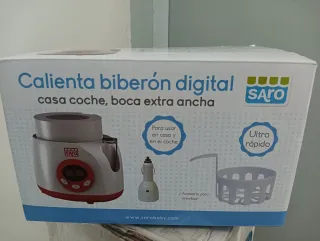 Calienta biberones digital Saro casa/coche
