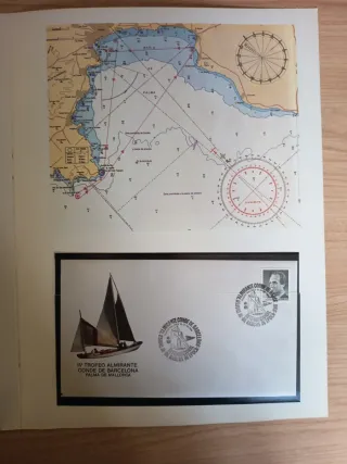 DOCUMENTO FILATÉLICO N°10. Trofeo Almirante Conde