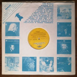 Disco de vinilo de música clásica eslava