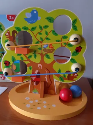 Juego de madera árbol educativo