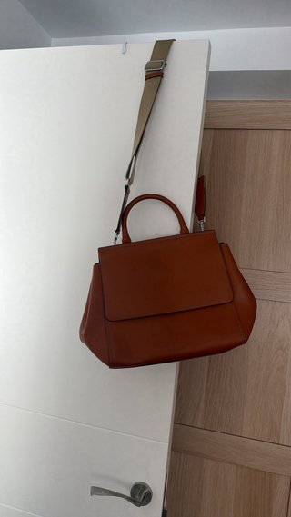 Bolso Adolfo Dominguez Marrón de piel