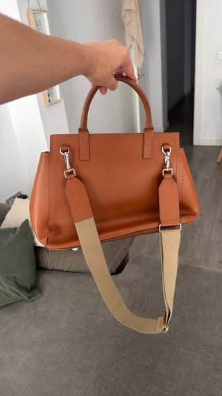 Bolso Adolfo Dominguez Marrón de piel