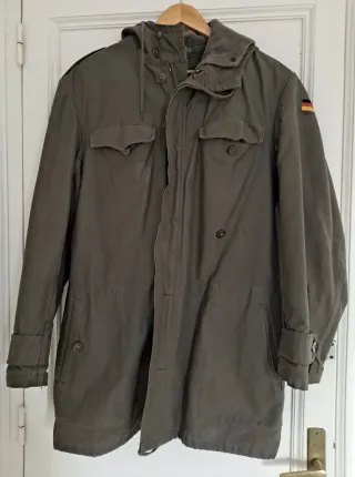 Parka Alemana Vintage Verde Talla 170 -190