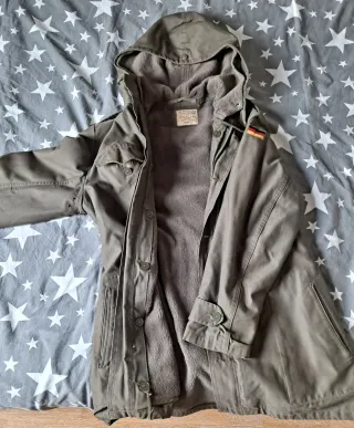 Parka Alemana Vintage Verde Talla 170 -190