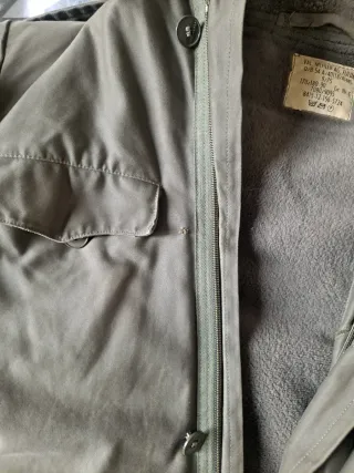 Parka Alemana Vintage Verde Talla 170 -190