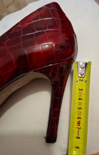 Zapatos de salón Mins piel rojos