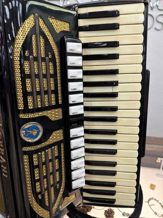 Pianos Y órganos Acordeon Paolo Soprani 120 Bajos