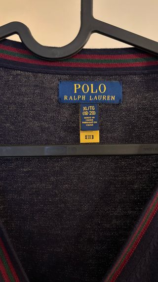 JERSEY/CÁRDIGAN Polo Ralph Lauren AZUL (ORIGINAL)