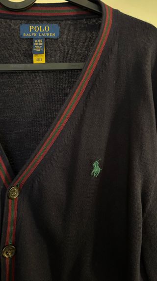 JERSEY/CÁRDIGAN Polo Ralph Lauren AZUL (ORIGINAL)