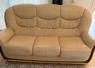 Sofá 3 plazas color beige
