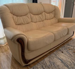 Sofá 3 plazas color beige