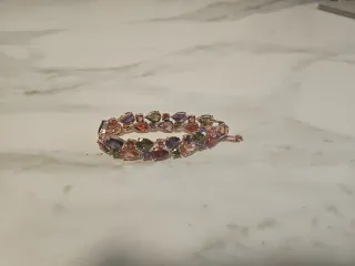 Pulsera mujer oro multicolor