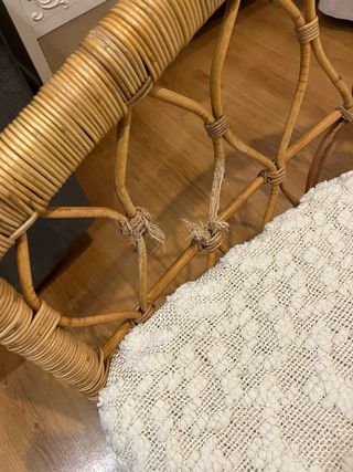 Sillón Ratán Ikea Beige