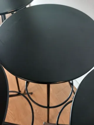 Taburete Nuta Negro Metal