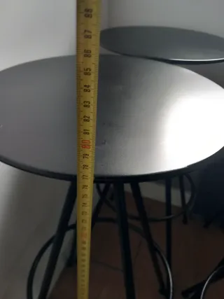 Taburete Nuta Negro Metal