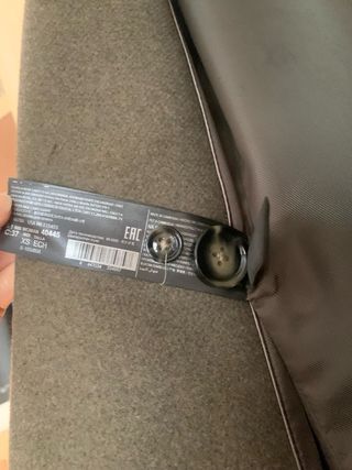 Abrigo Mango paño caqui nuevo