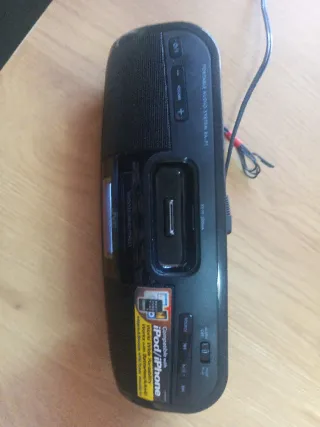 Base Carga iPod/iPhone JVC RA-P1B Negra