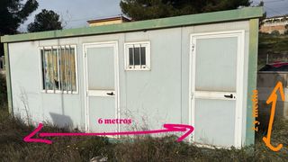 Caseta de obra modular 6x2.5m ( Escucho ofertas )