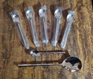 Cubiertos Cup frutas/postre. Mod.bambú