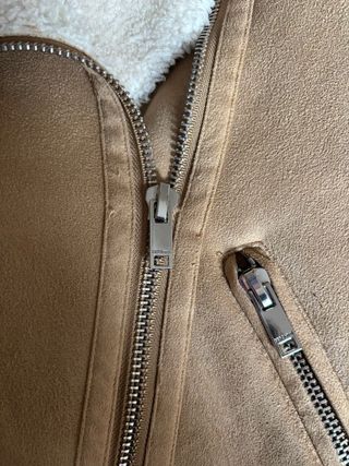 Chaqueta Bershka efecto ante forrada