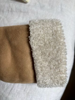 Chaqueta Bershka efecto ante forrada