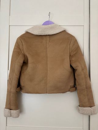 Chaqueta Bershka efecto ante forrada