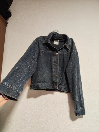 Conjunto Zara Brillos Denim