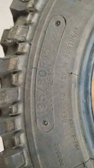 NEUMATICOS/RUEDAS Suzuki 4x4 195/80 R15
