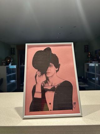 4 obras acetato firmadas 1971 22x30 enmarcadas